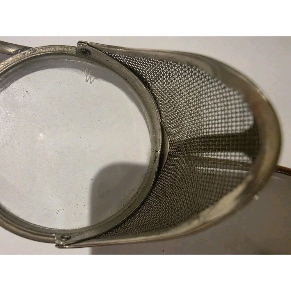 WILLSON B Safety Glasses Round Clear Lenses Metal Mesh Side Shields Vintage
